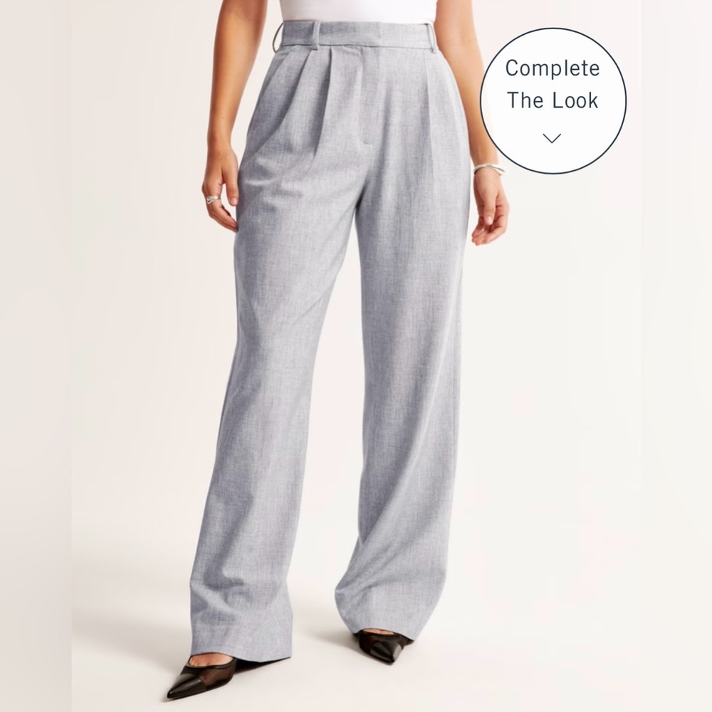 Abercrombie Sloan-Style LONG/TALL Pants (Old Sizing) (Slightly darker gray)
